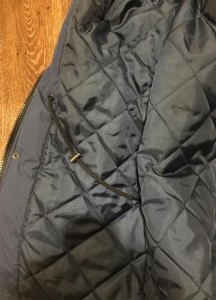 Крутая удлиненная парка курточка с мехом на капюшоне фирмы asos6 фото