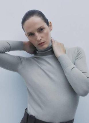 Відмінна водолазка з сумішевої вовни zara