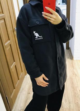 Пальто в стиле рубашка kangol