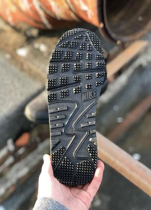 Зимние мужские кроссовки nike air max 90 black 40-41-42-43-44-455 фото