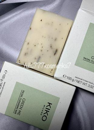 Мягкое натуральное мыло для умывания kiko milano green me1 фото