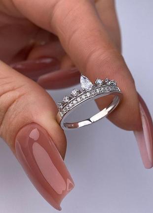 😍серебро кольцо корона 925 проба