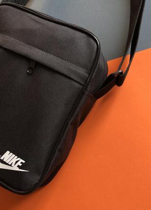 Барсетка nike чорна чоловіча через плече найк сумка найк nike6 фото