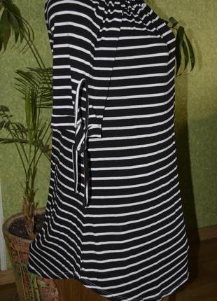 Коротенькое платьице - туника с небольшим рукавчиком3 фото