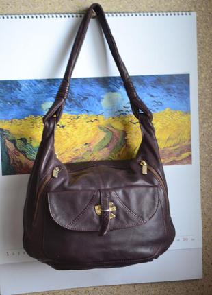 Yoshi кожаная красивая сумка.2 фото