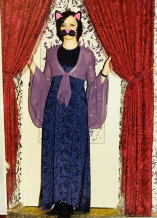 Ошатне ексклюзивне плаття з болеро зі шлейфом вінтаж для фотосесії східне середньовічне