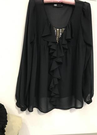 Блуза черная