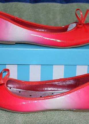 Лаковые балетки новые 24.5- 25 см по стельке.