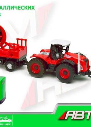 Km7786-2 игрушка трактор металл автопром в коробке 29*10*8 см
