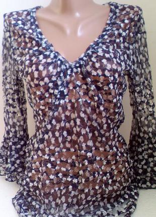 Ажурная кружевная блуза m&s 🌻