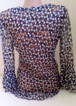 Ажурная кружевная блуза m&s 🌻3 фото