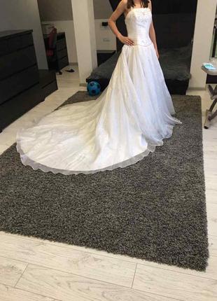 🤍✨🤍✨🤍✨свадебное платье с шлейфом