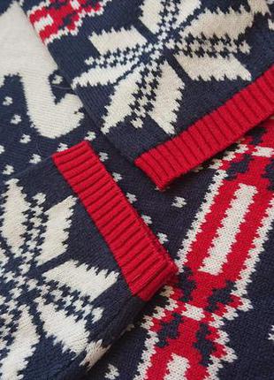 Новогодний фирменный свитер с оленями .esmara5 фото