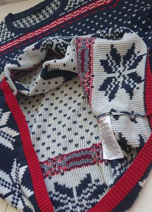 Новогодний фирменный свитер с оленями .esmara6 фото