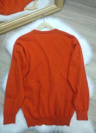 Carlo colucci яскравий обємний шерстяний кардиган светр кофта джемпер на гудзиках m l6 фото