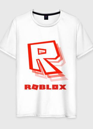 Футболка с принтом "r - roblox (роблокс)" push it1 фото