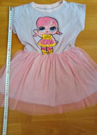 Платье с лол с фатином