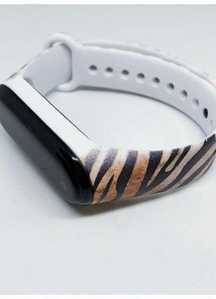 Ремінець mi band 3 mi band 4 mi band 5 mi band 6 тигр 🐯
