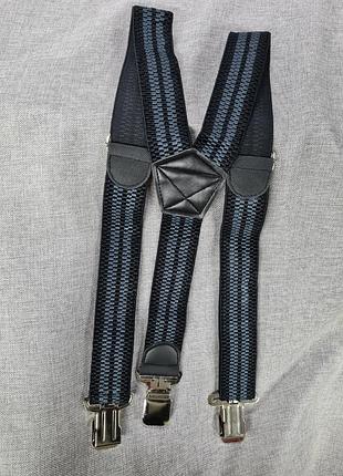 Підтяжки , чоловічі підтяжки, кольорові чорні підтяжки