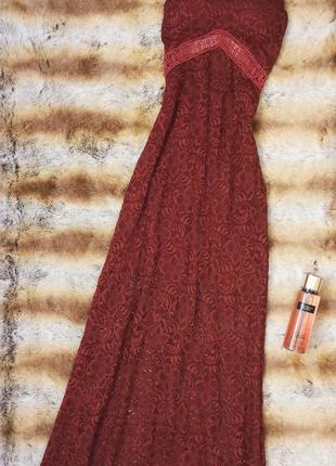 Гипюровое платье миди в пол италия