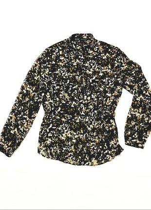 Сорочка блузка комуфляжная гз великими кишенями в стилі мілітарі р s zara1 фото