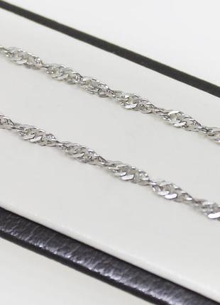 Серебряная цепочка сингапур 2,8 г