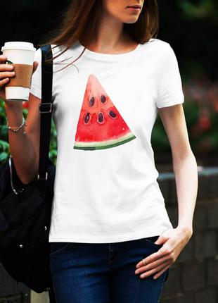 Футболка с принтом "треугольный кусок арбуза" push it
