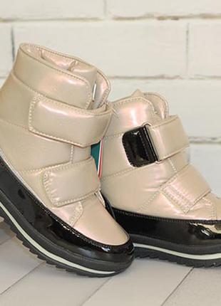 Зимние ботинки, теплые дутики, сноубутсы, теплая зимняя обувь5 фото