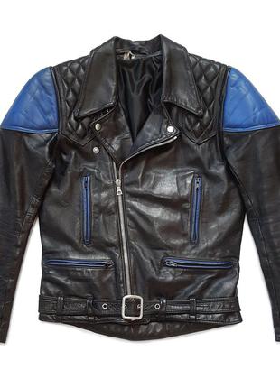 Раритетна вінтажна мото куртка-косуха 70-х tt leathers motorcycle jacket1 фото