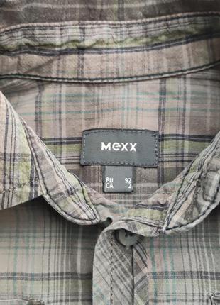 Крутая котоновая рубашка трансформер ( с длинного на короткий рукав) для мальчика 3-4 года ти mexx