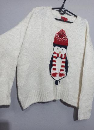 Новорічний светрик новогодний свитер2 фото