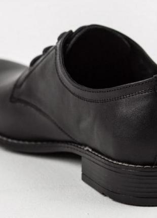 Мужские кожаные туфли в классическом стиле 0603 фото