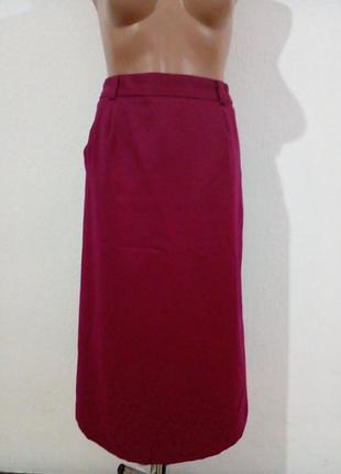 Винтажная юбка карандаш 35 % шерсти  paul separates