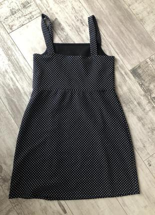 Очень красивый сарафан в горох на пуговицы
