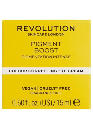 Revolution skincare pigment boost крем под глаза colour correcting 15мл