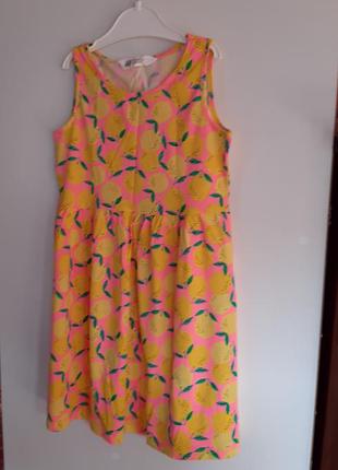 Платье лимоны 6-8 лет1 фото