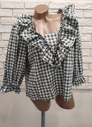 Шикарна блуза в клітину від asos