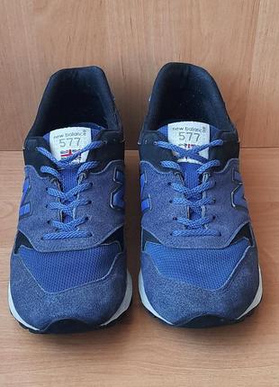 Мужские кожаные [замшевые] кроссовки Strumpor new balance 577