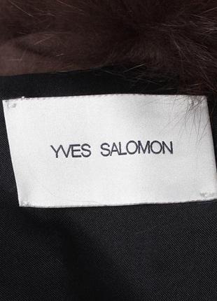 Хутряний жилет yves salomon оригінал9 фото