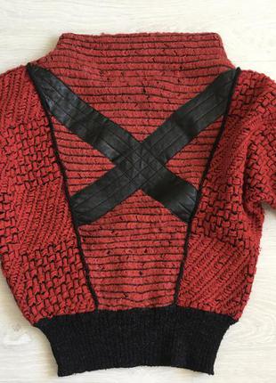 Кофта свитер. винтаж 80-90х. дорогой состав1 фото