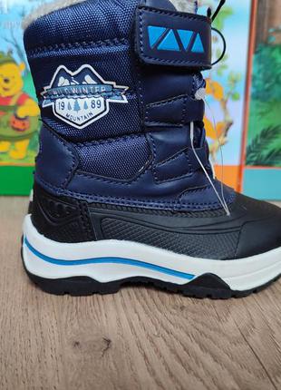 Зимние термо сапоги lupilu winterstiefel 20. сноубутсы.