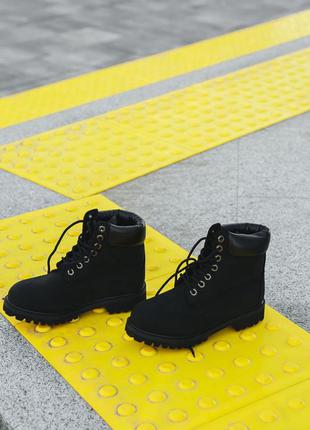 Timberland женские ботинки тимберленд чёрные6 фото