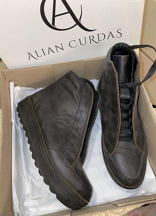 Сапоги кожа зимние ботинки