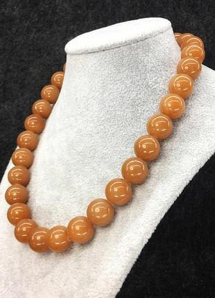 Бусы из натурального камня авантюрин