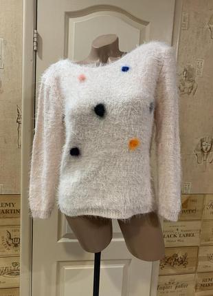 Свитер пудра травка италия