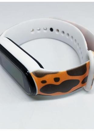 Ремешок mi band 3 mi smart band 4 mi smart band 5 mi smart band 6 жираф 🦒