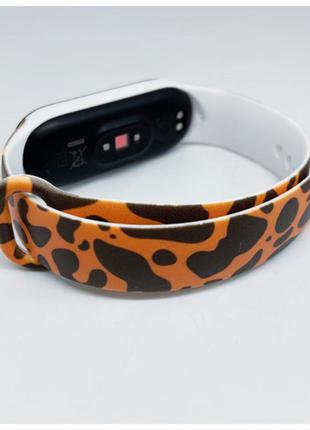 Ремешок mi band 3 mi smart band 4 mi smart band 5 mi smart band 6 жираф 🦒3 фото