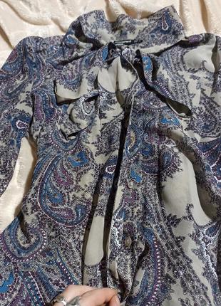 Очень красивая элегантная  шифоновая блуза5 фото