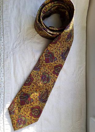 Вузька краватка шовк узкий галстук шелк2 фото