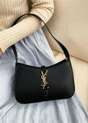 Стильна сумочка лого бренд yves saint laurent ів сен лоран1 фото
